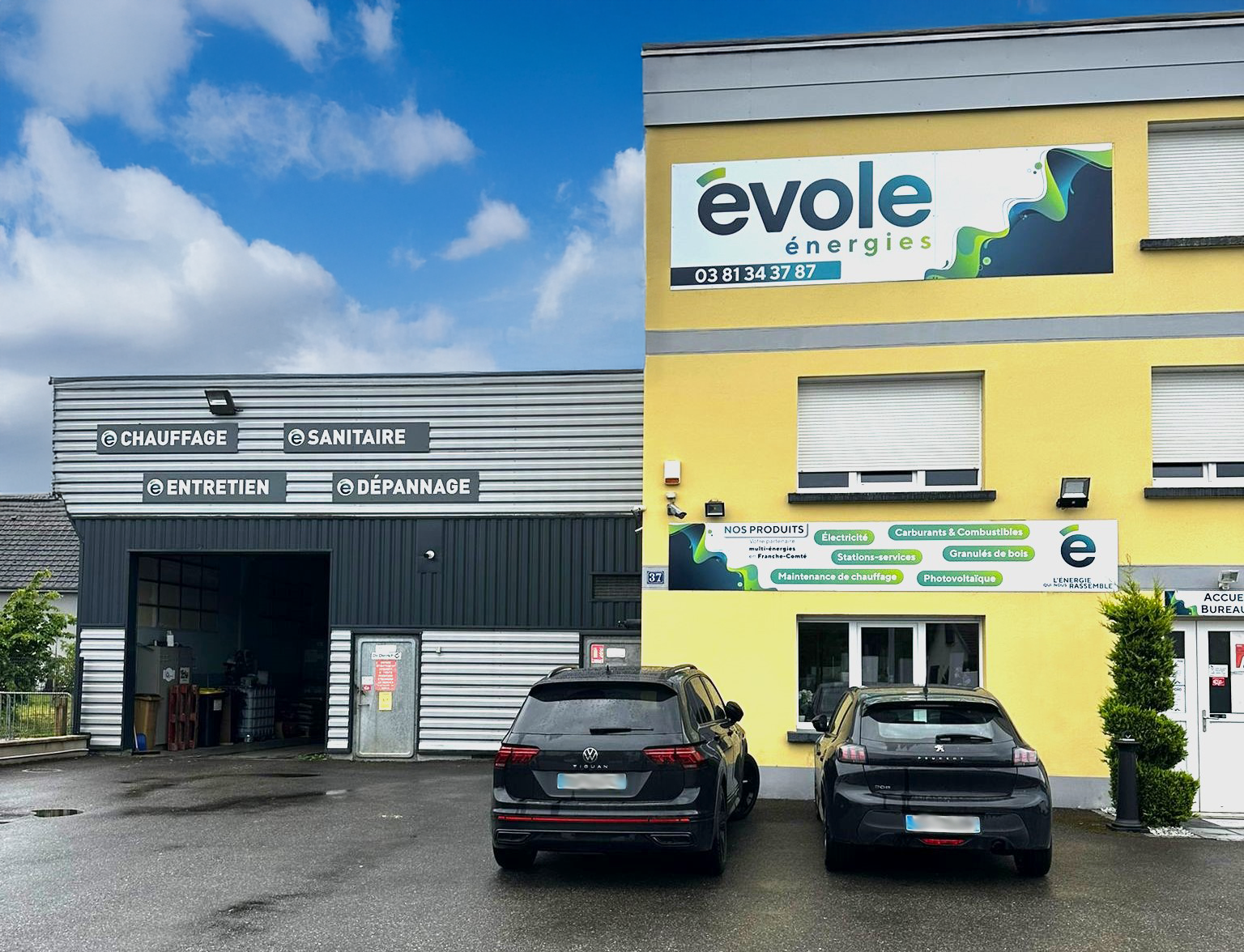 agence évole énergies Montbéliard
